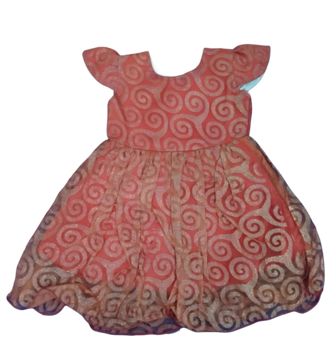 Sparkle & Twirl: Ruby Red Sequin Party Dress for Toddlers
