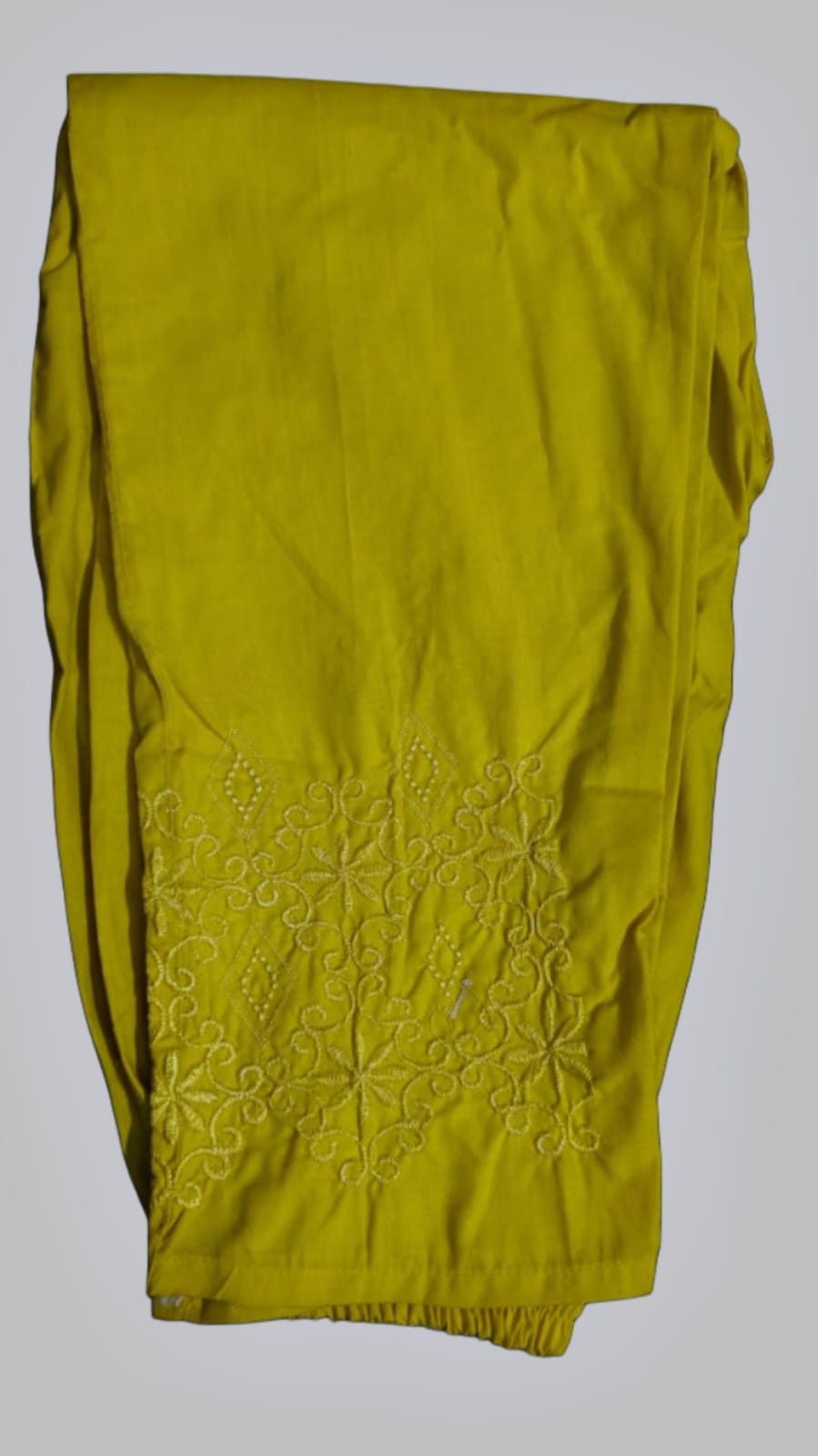 Cotton Embroidered Trousers