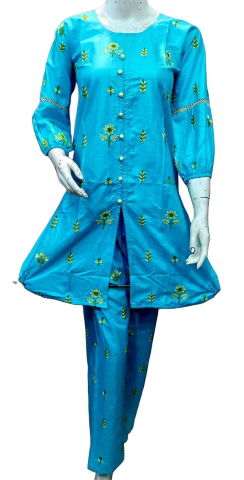 The Classic Embroidered Cotton 2-Piece Set