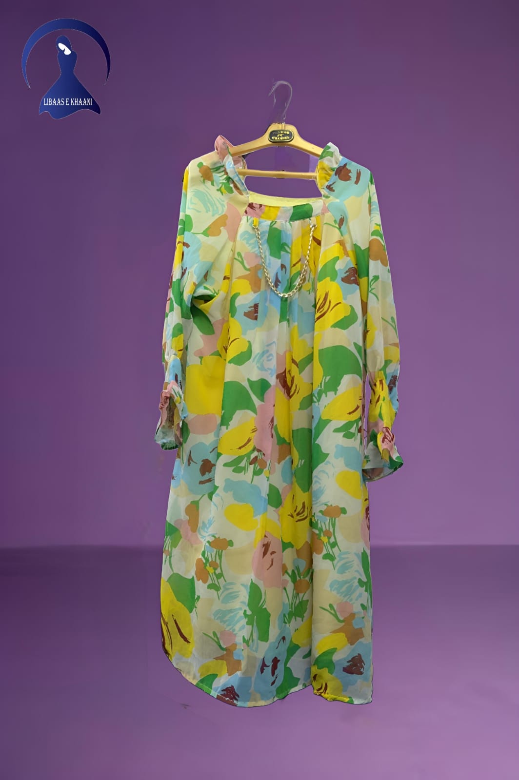 The Opulent Chiffon Flowing Tunic Dress