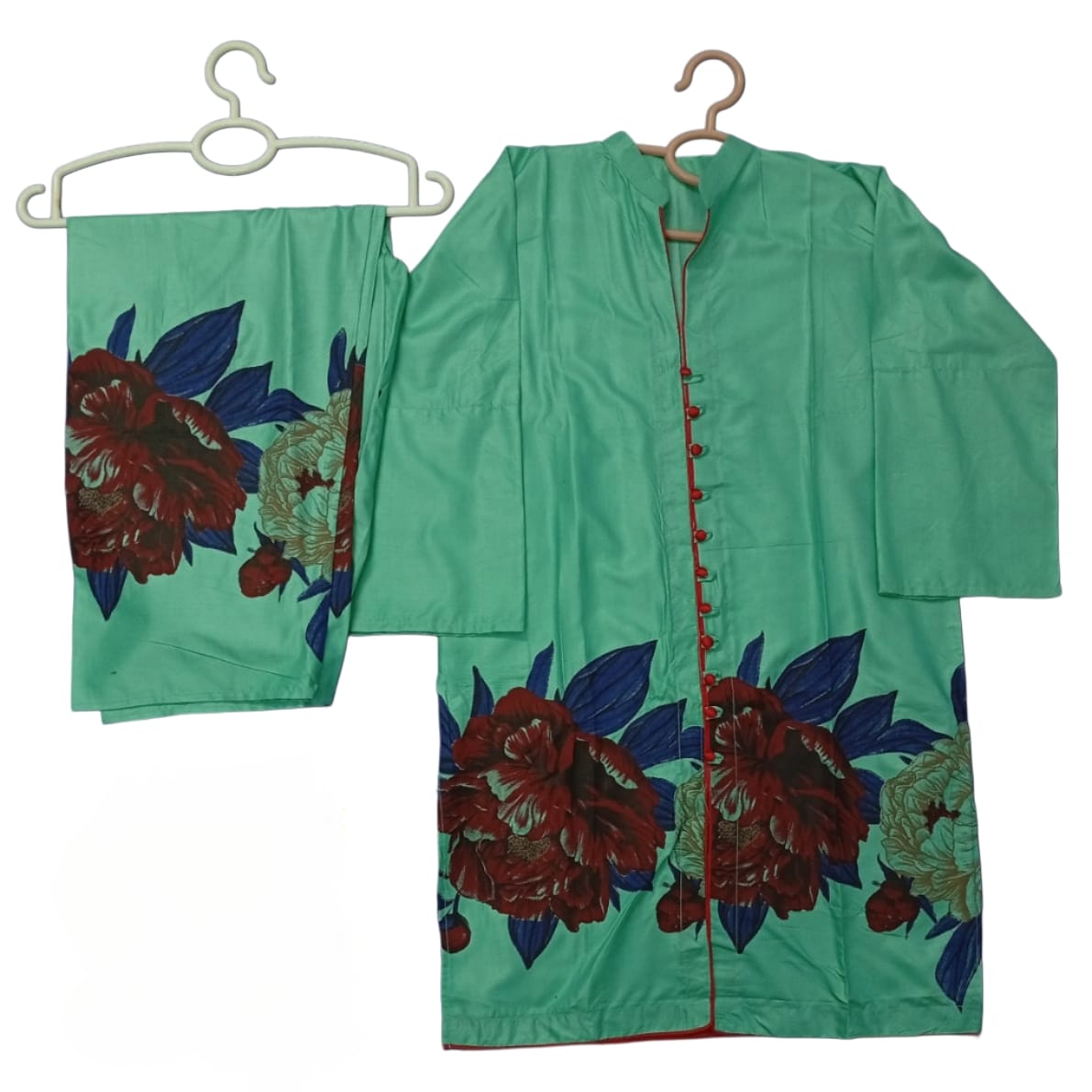 Digital Printed Linen 2-Piece Suit