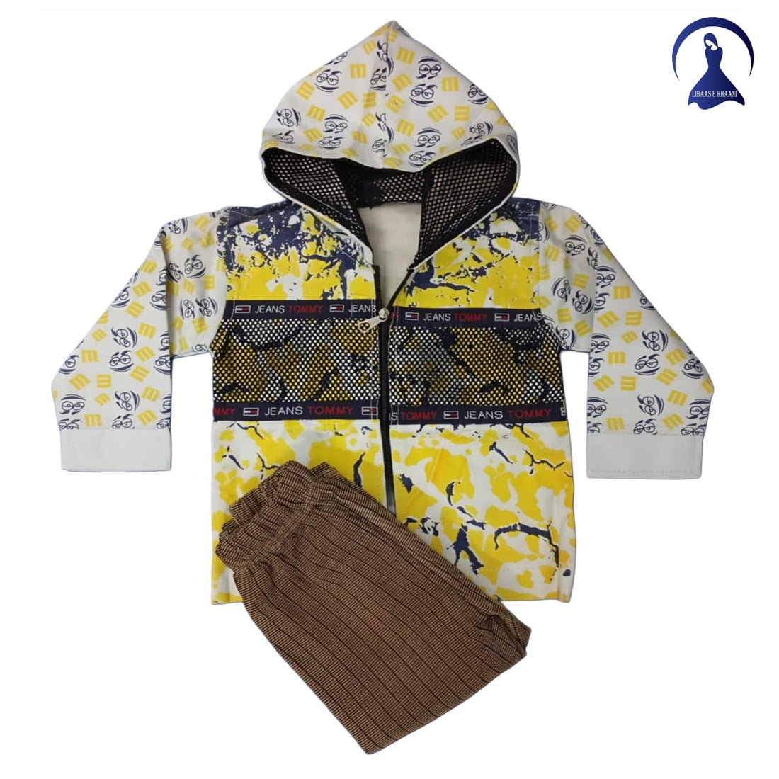 Kids' Zip-Up Camo Hoodie Winter Suit