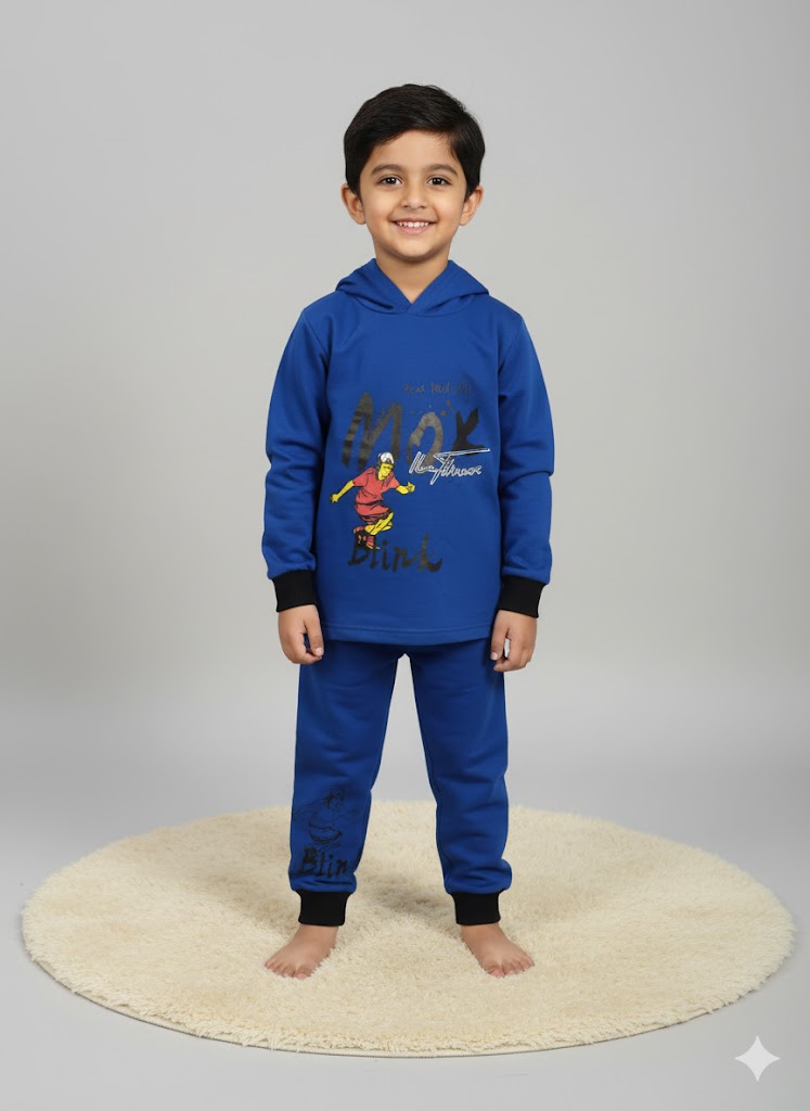 Teal Skater Style Hoodie Set