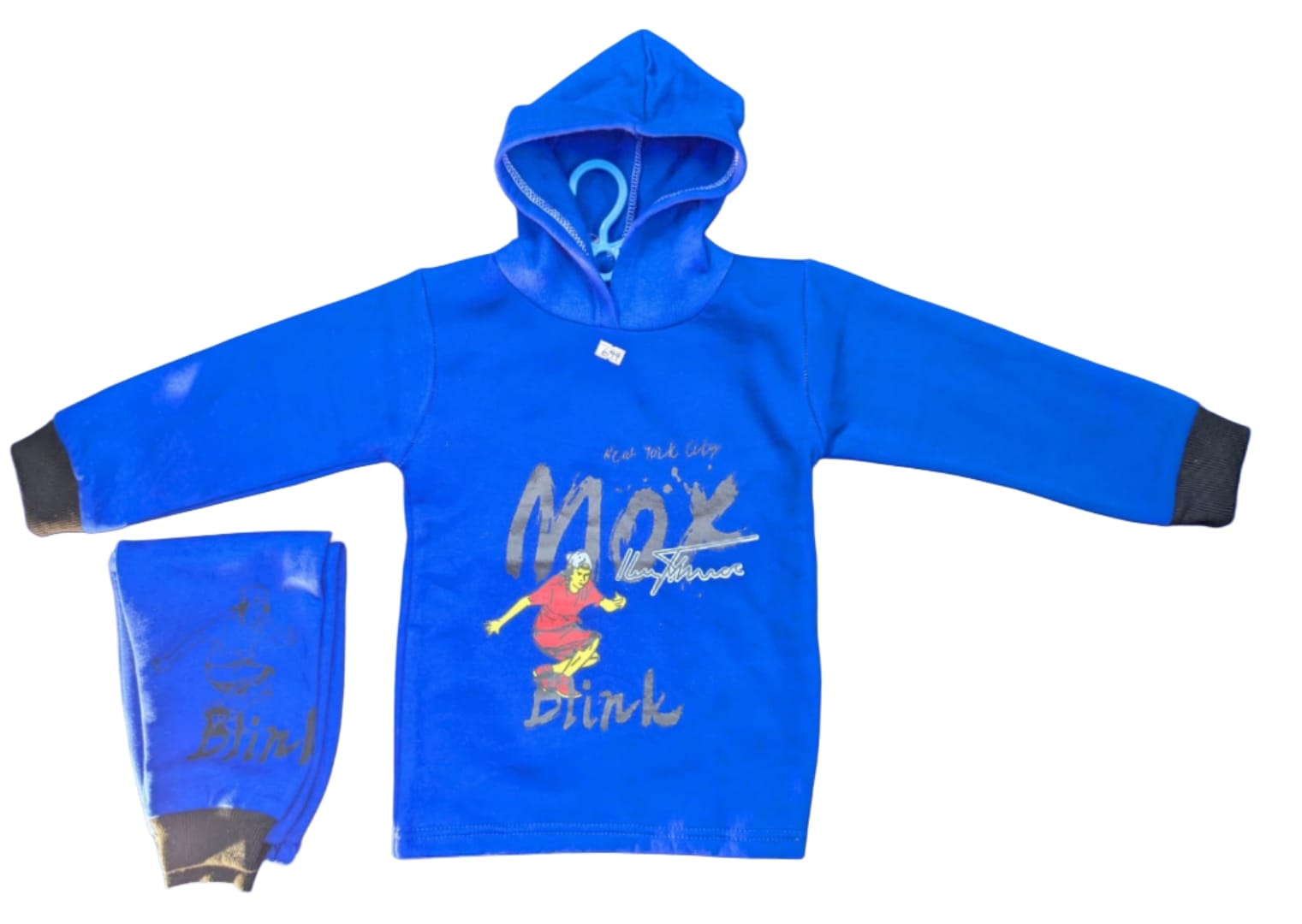 Teal Skater Style Hoodie Set