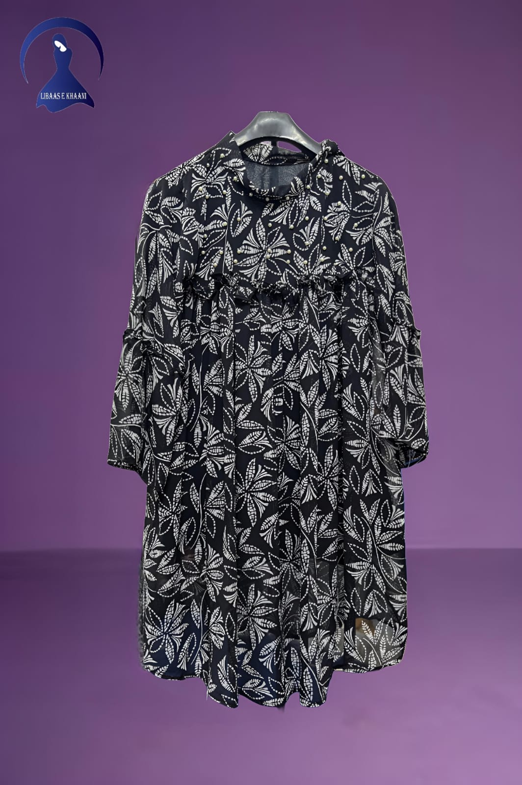 The Opulent Chiffon Flowing Tunic Dress