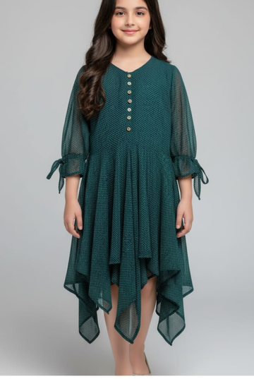 The Opulent Chiffon Flowing Tunic Dress
