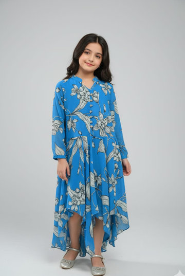 The Opulent Chiffon Flowing Tunic Dress