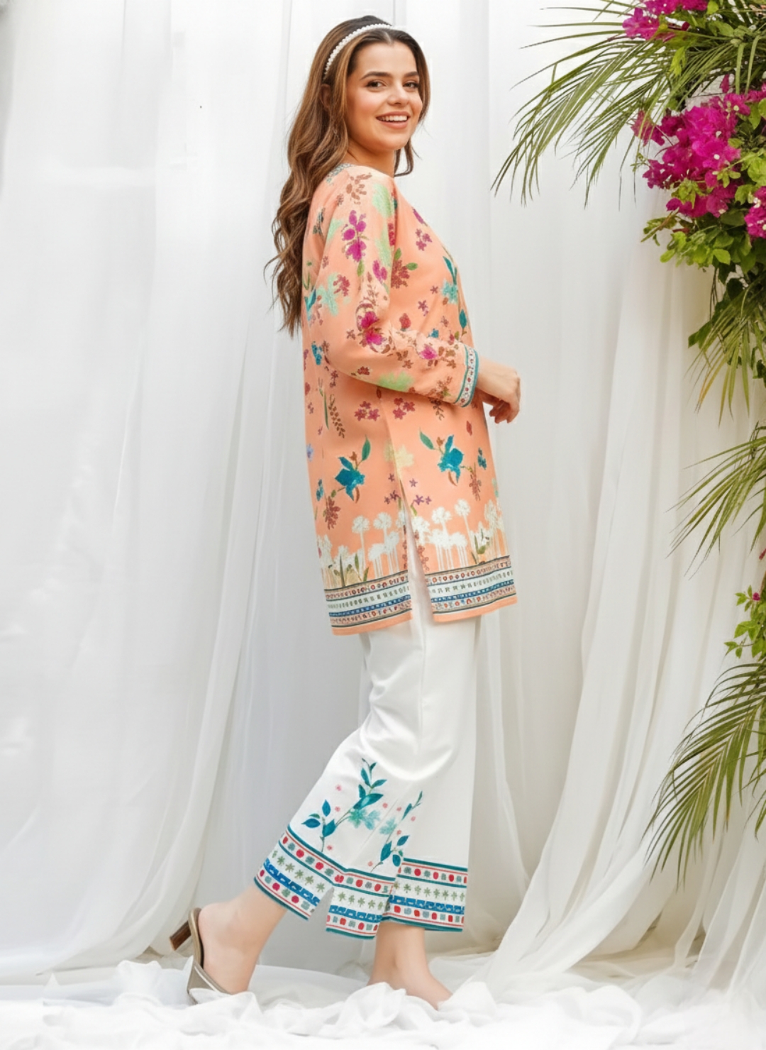Floral Digital Print 2 Piece