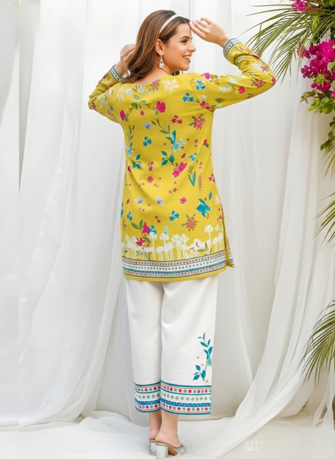 Floral Digital Print 2 Piece